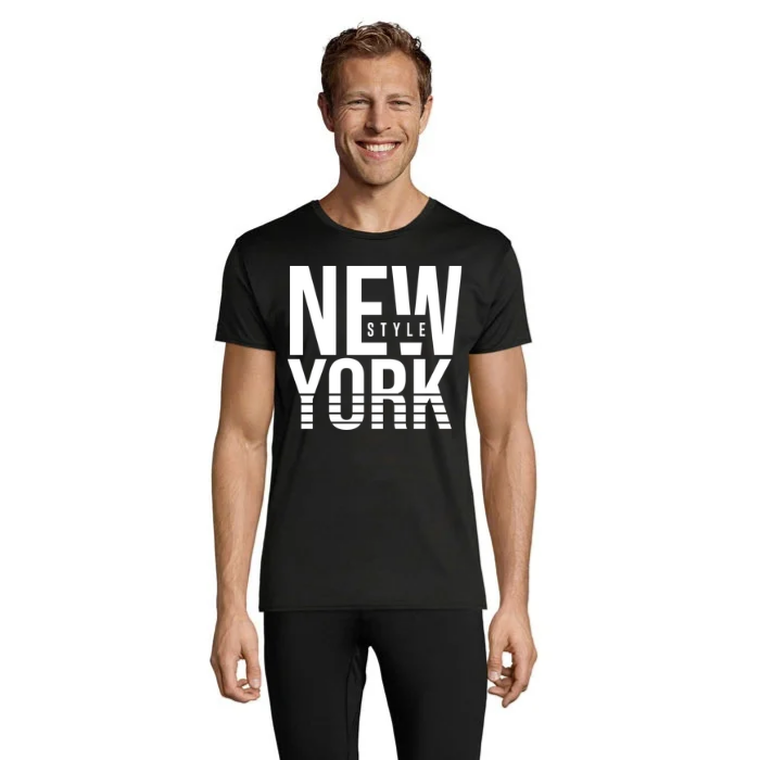 New York T-shirt – grafiskt New Style-tryck