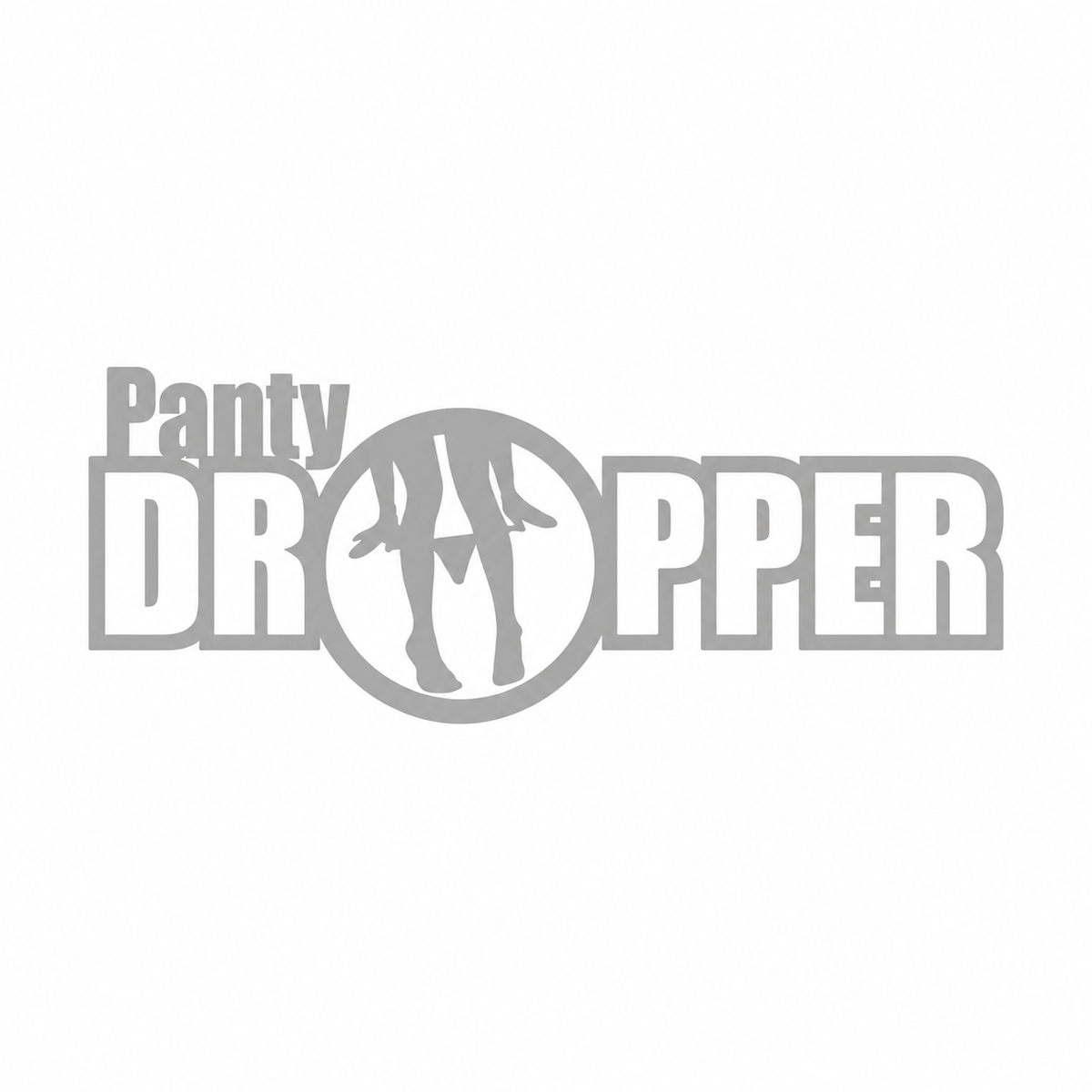 Panty Dropper med cirkelmotiv – utskuren dekal