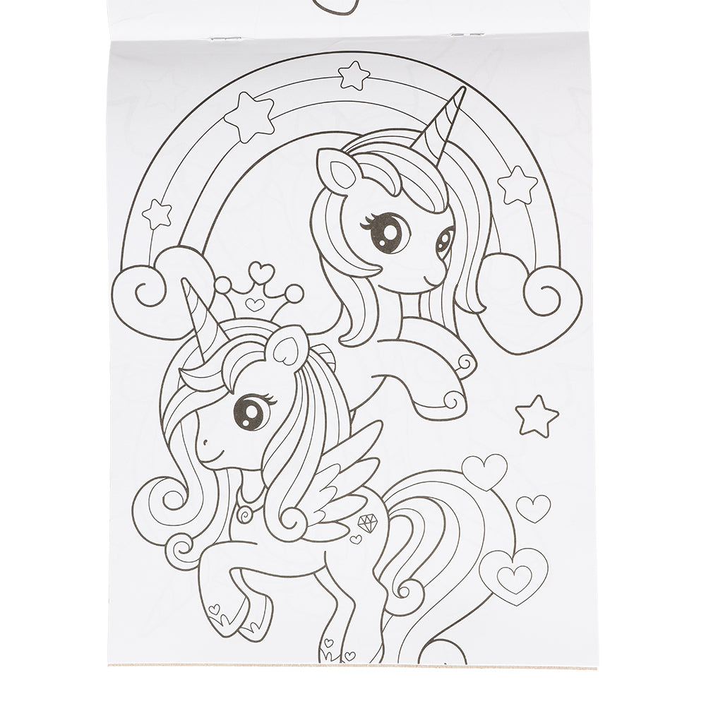 Målarbok 2-pack - Unicorn