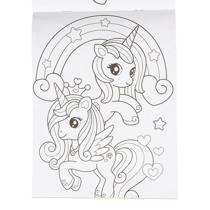 Målarbok 2-pack - Unicorn