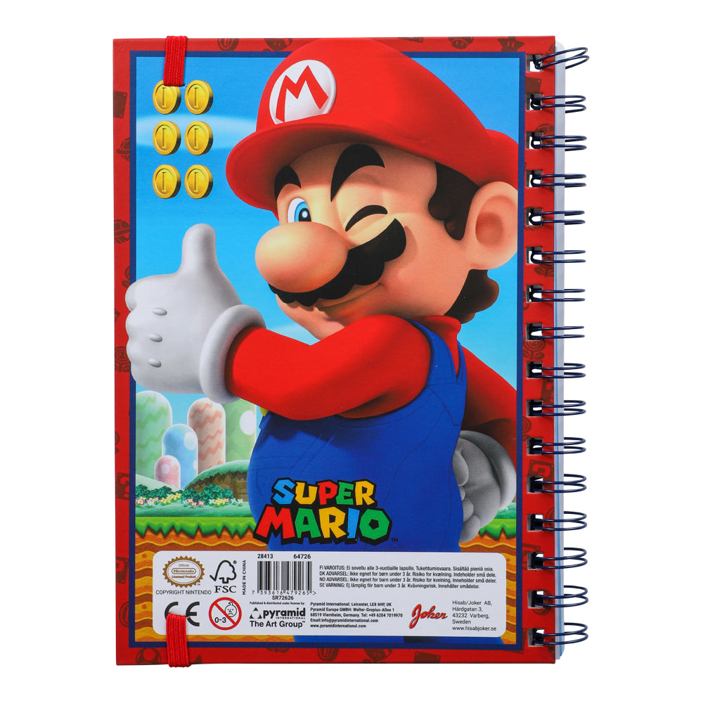 Anteckningsbok - Super Mario