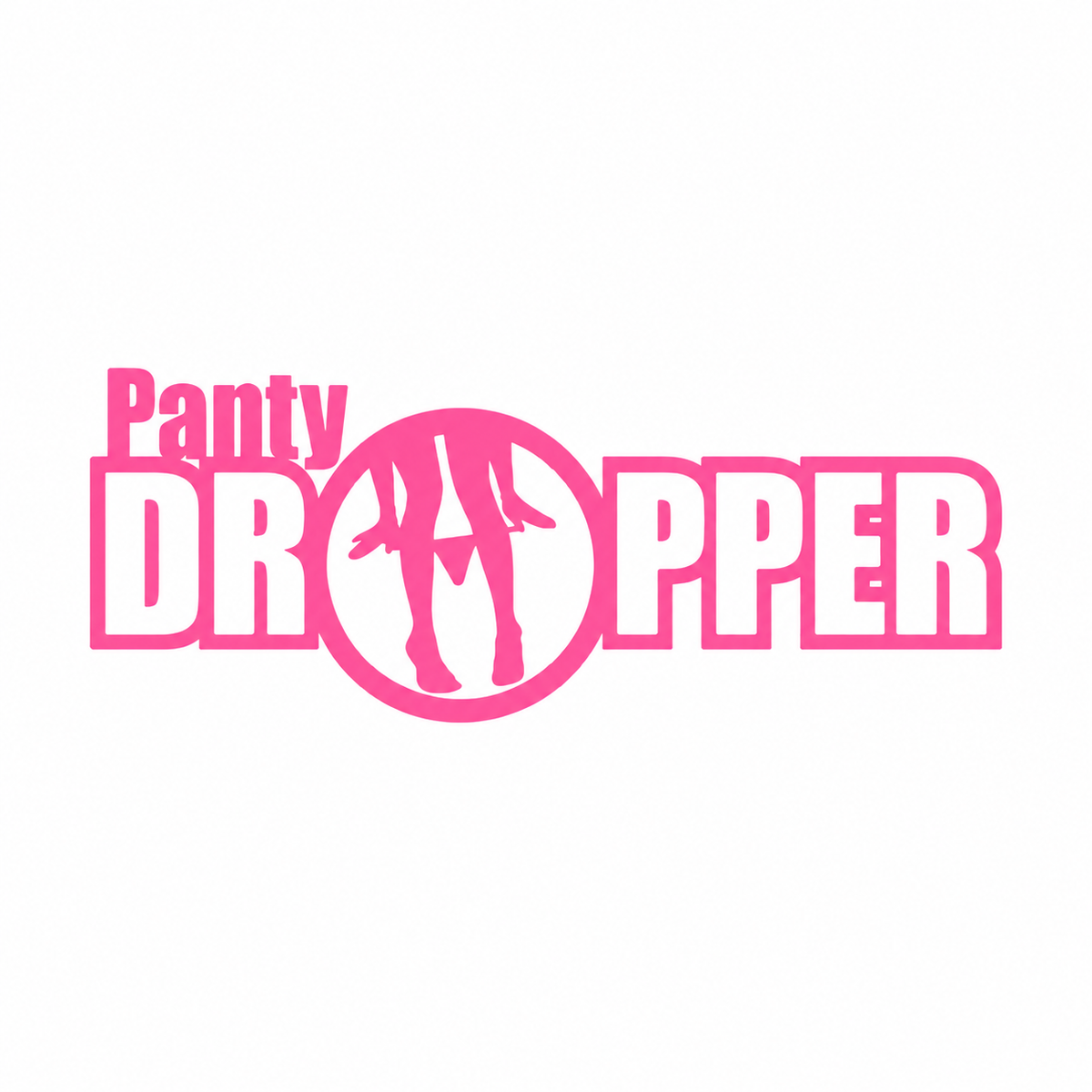 Panty Dropper med cirkelmotiv – utskuren dekal