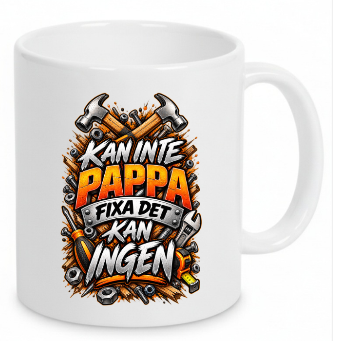 Mugg – Kan inte pappa fixa det kan ingen