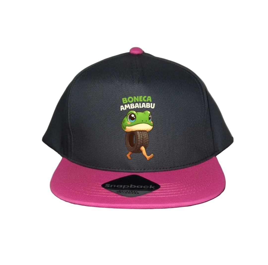 Pink Snapback Cap for Kids - Boneca Ambalabu - 3 Designs to choose from
