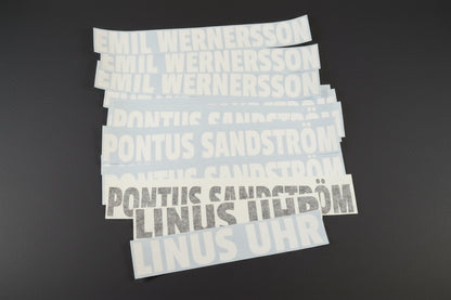 Name sticker - Design yourself