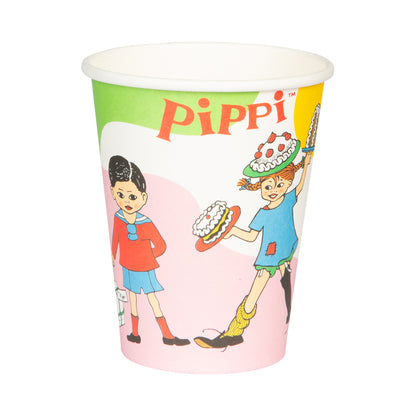 Pippi Långstrump - Pappmugg 8-pack