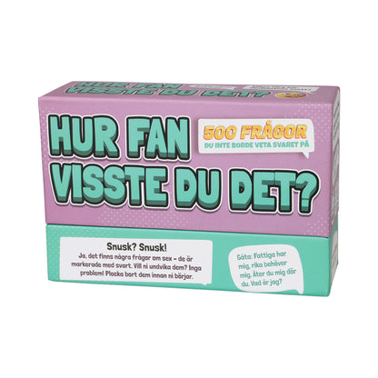 Hur fan visste jag det? – Roligt frågespel med 500 frågor