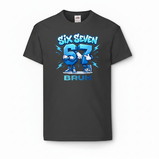 Brainrot tshirt - six seven