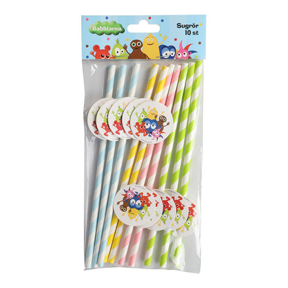 Babblarna - Sugrör 10-pack
