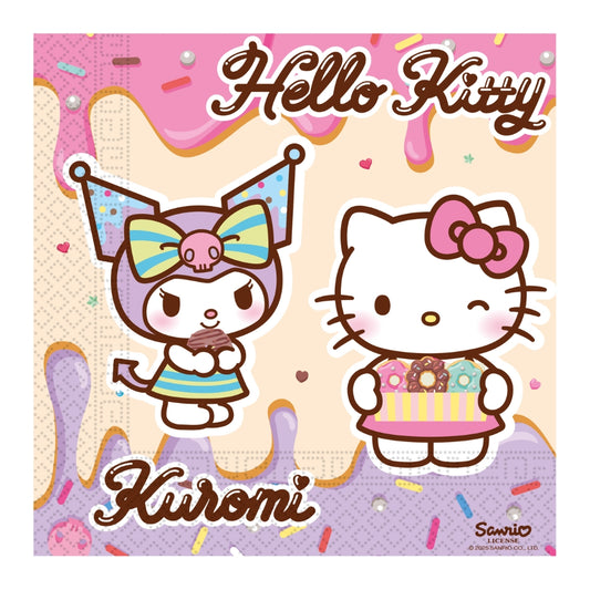 Hello Kitty & Kuromi - Servetter 20-pack