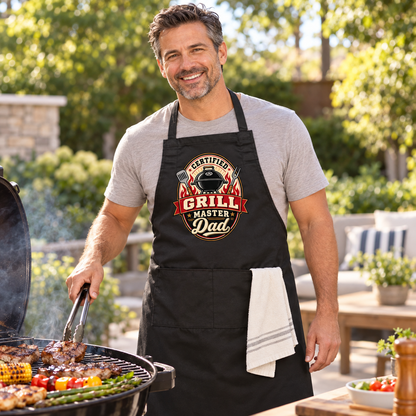 Grillförkläde – Certified Grill Master Dad