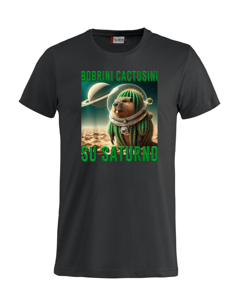 Brainrot T-shirt - Bobrini Cactusini Su Saturno