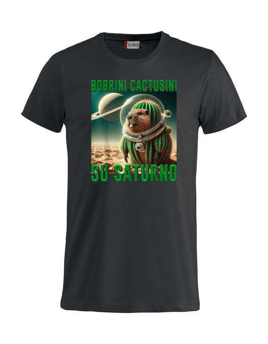 Brainrot T-shirt - Bobrini Cactusini Su Saturno