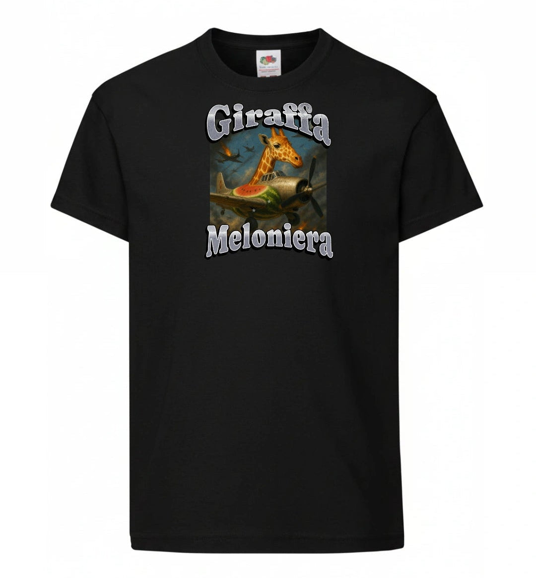 Brainrot T-shirt - Giraffa Meloniera
