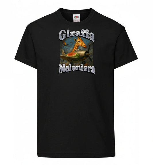 Brainrot T-shirt - Giraffa Meloniera