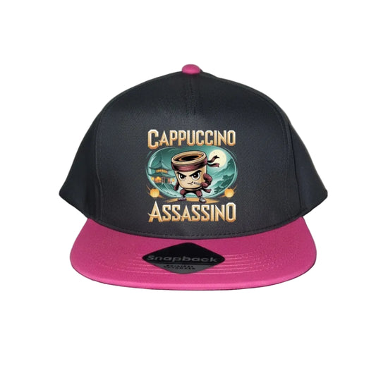 Pink Snapback Cap for Kids - Assassino Cappuccino - 6 Designs to Choose From
