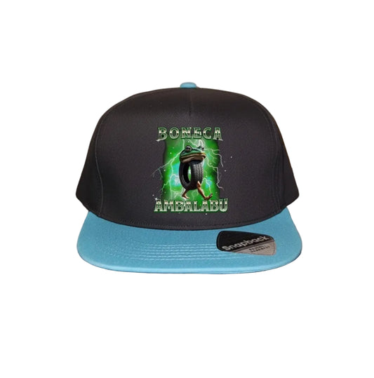 Snapback Cap Blue Kids - Boneca Ambalabu - 3 Motifs to choose from