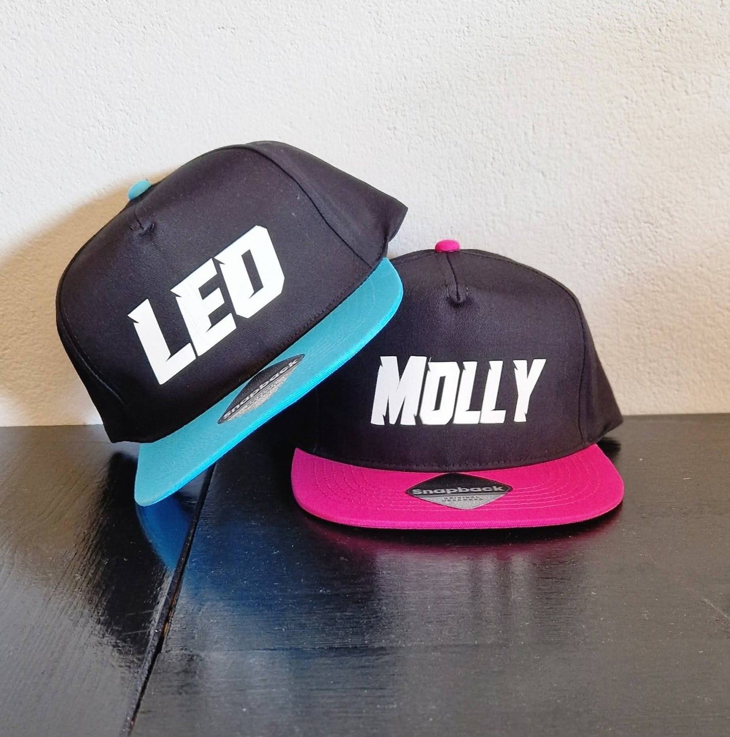 Snapback keps barn - designa själv med namn eller text