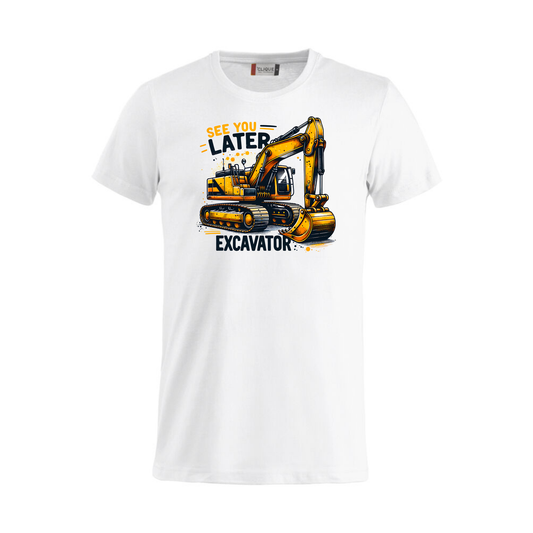 Barn tshirt - Se ya later excavator