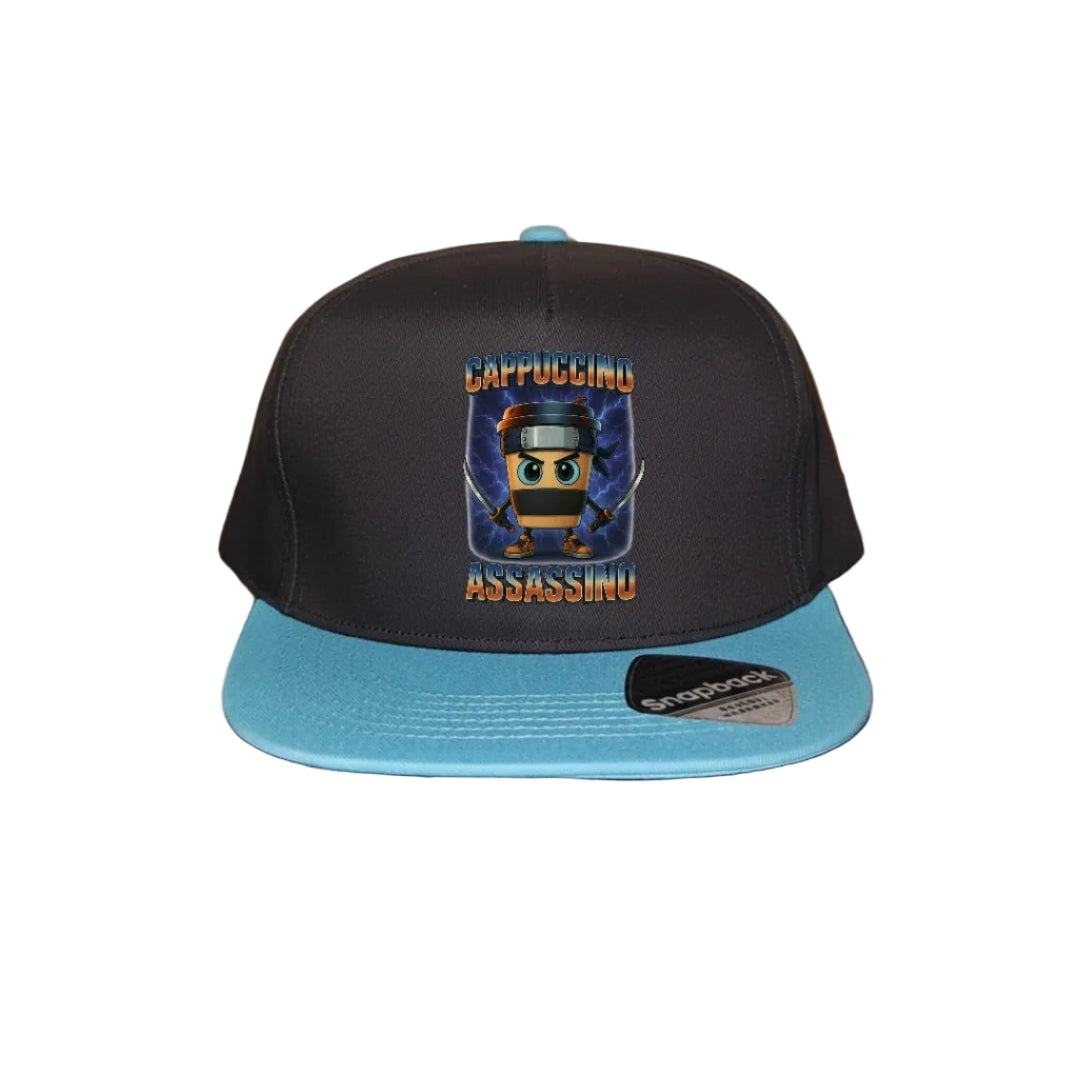 Blue Snapback Cap for Kids - Assassino Cappuccino - 6 Designs to choose from