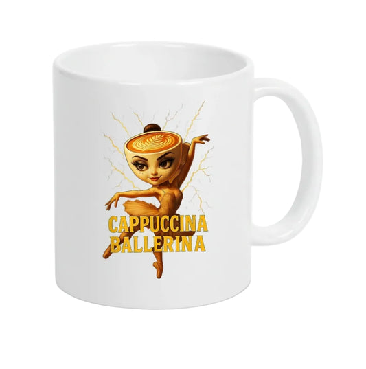 Brainrot Mug 325ml - Cappuccino Ballerina