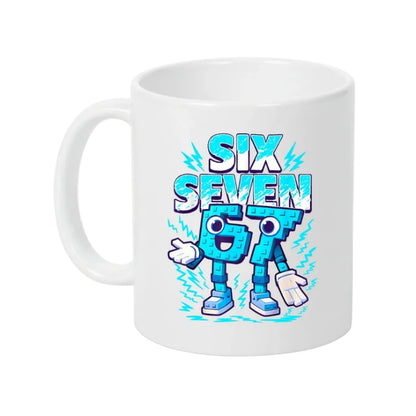 Six Seven mugg – 67 med blixtmotiv 325ml