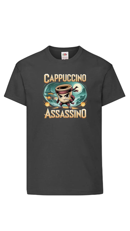 Brainrot T-shirt - Cappuccino Assasino