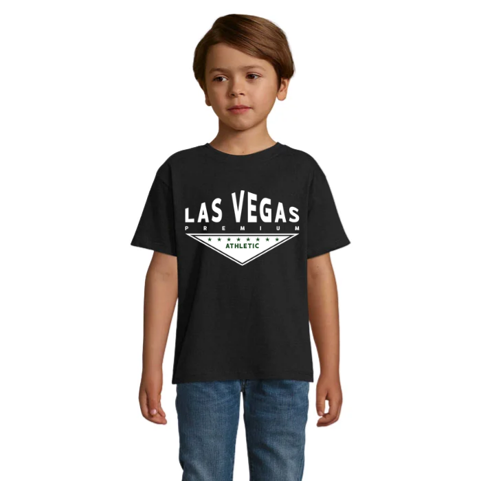 Las Vegas Athletic T-shirt barn – sportigt texttryck