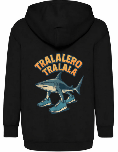 Brainrot Hoodie - Tralalero Tralala, tryck bak