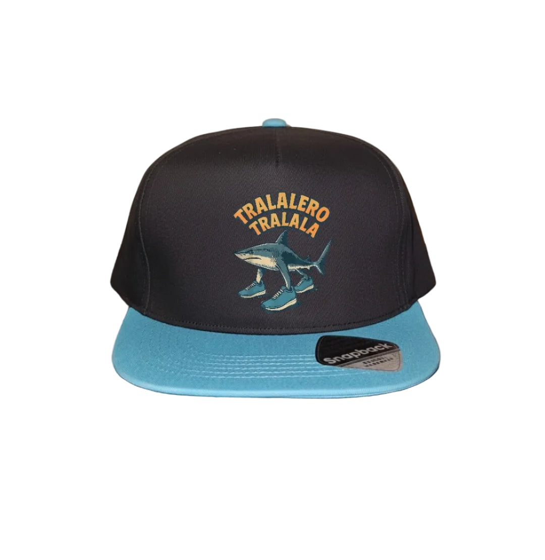 Kids' Blue Snapback Cap - Tralalero Tralala - 4 Designs to choose from