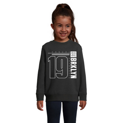 Sweatshirt för barn med tryck – Brooklyn 19