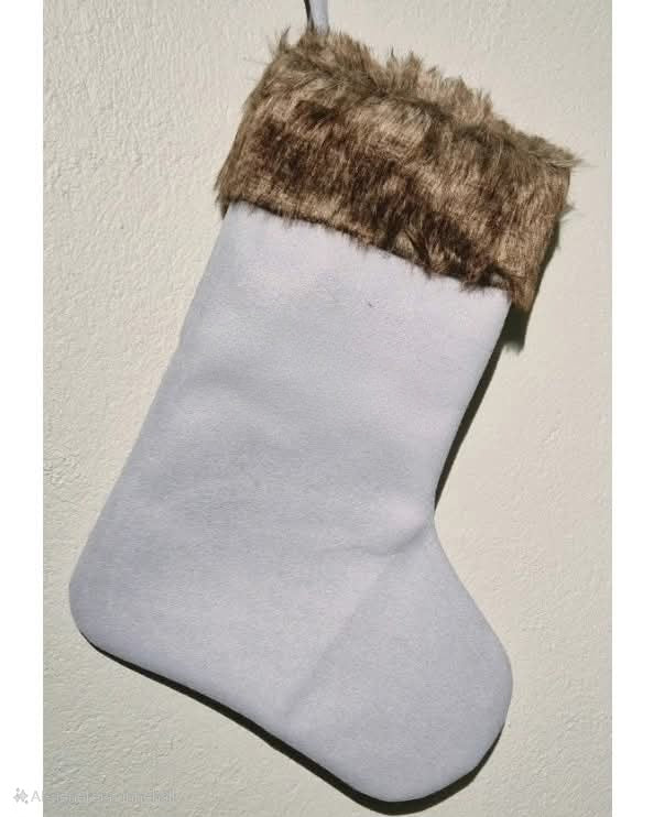 Grå julstrumpa