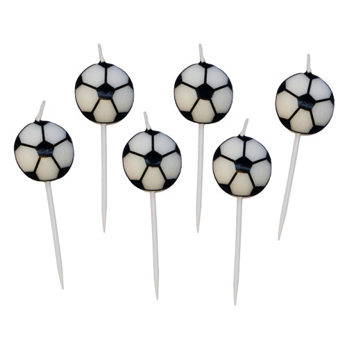 Fotboll - Tårtljus 6-pack