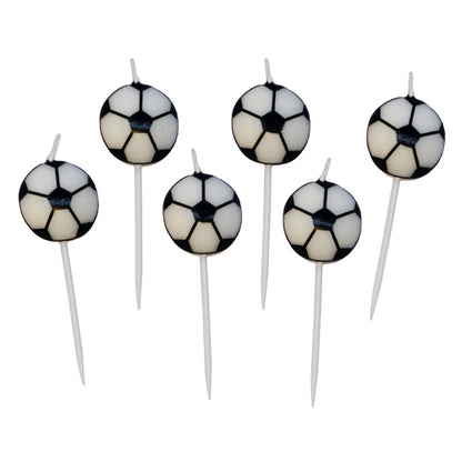 Fotboll - Tårtljus 6-pack