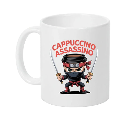 Brainrot Mug 325ml - Cappuccino Assassin