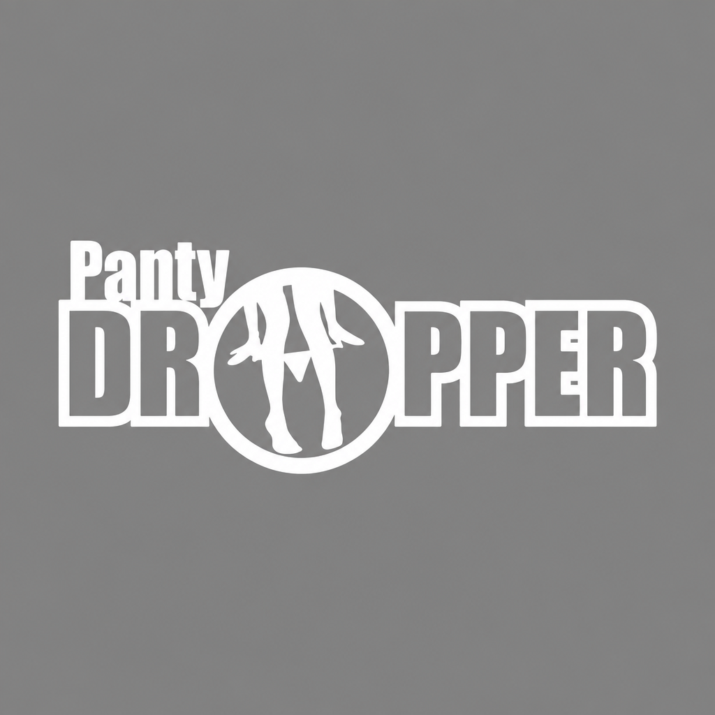 Panty Dropper med cirkelmotiv – utskuren dekal