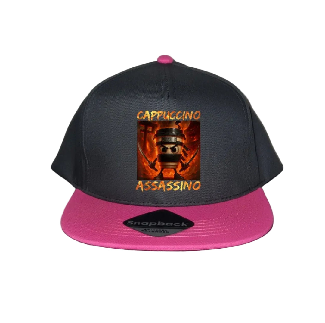 Pink Snapback Cap for Kids - Assassino Cappuccino - 6 Designs to Choose From