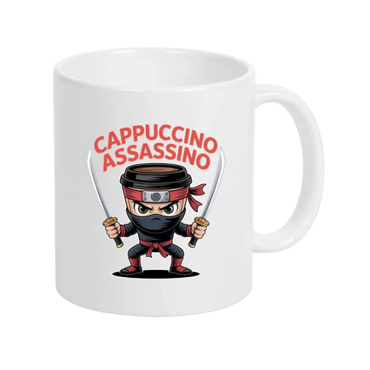 Brainrot Mug 325ml - Cappuccino Assassin