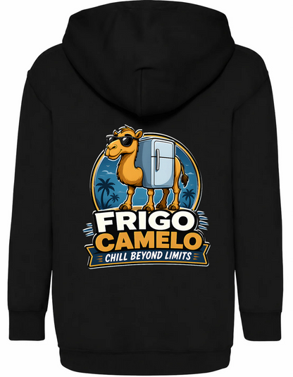 Brainrot Hoodie - Frigo Camelo, tryck bak
