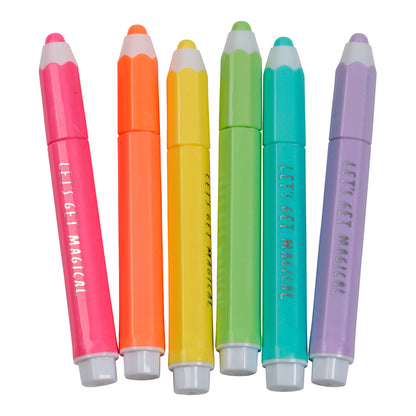 Överstryckningspennor 6-pack - Unicorn