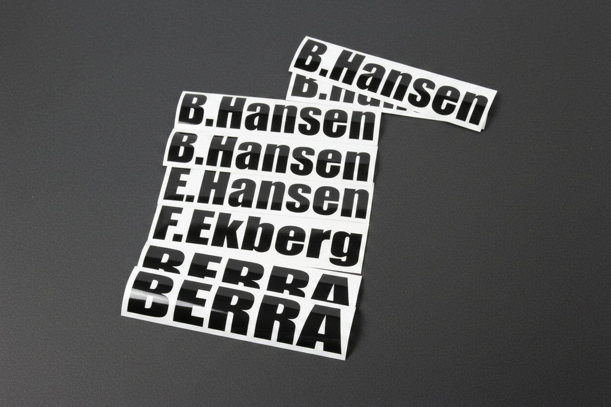 Name sticker - Design yourself