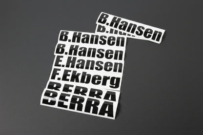 Name sticker - Design yourself