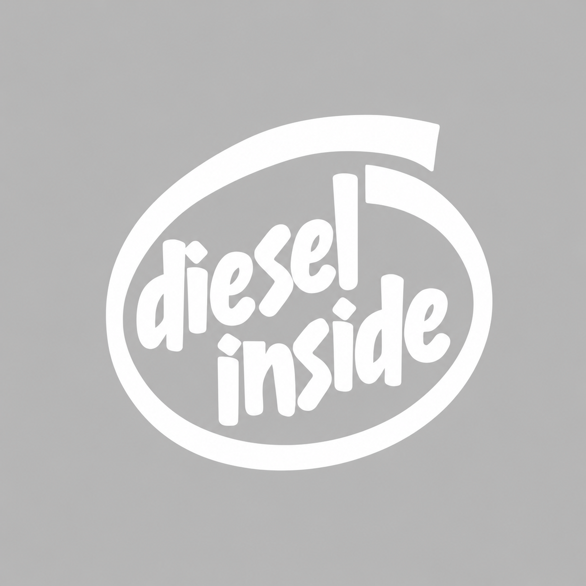 Diesel Inside – utskuren dekal