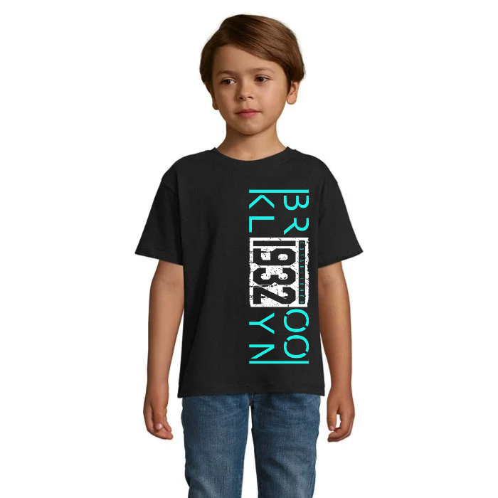 Brooklyn 1982 T-shirt barn – grafiskt texttryck