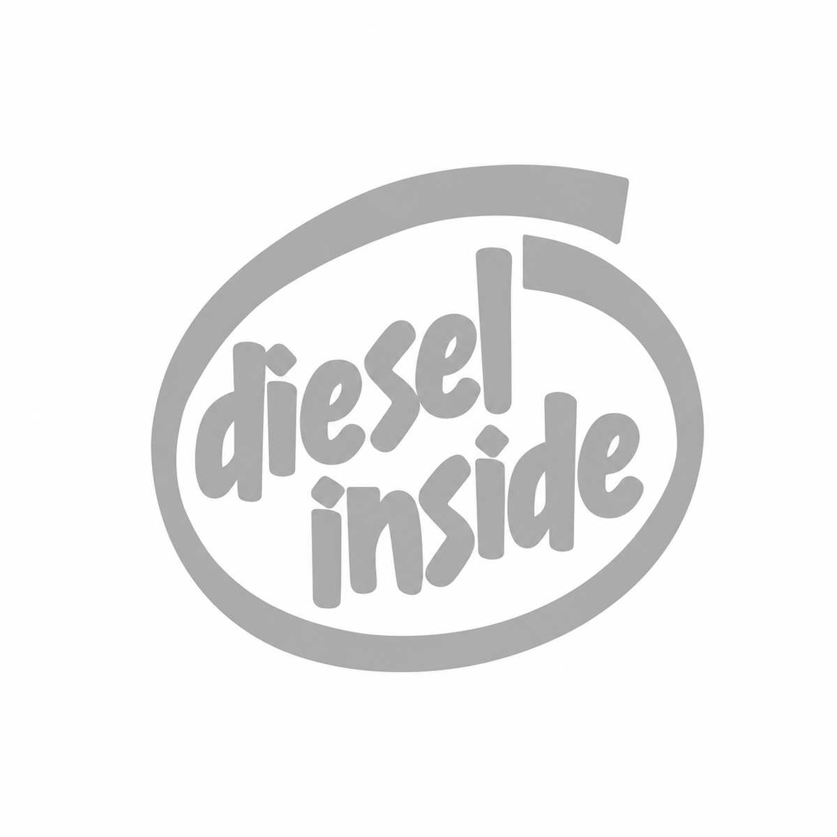 Diesel Inside – utskuren dekal