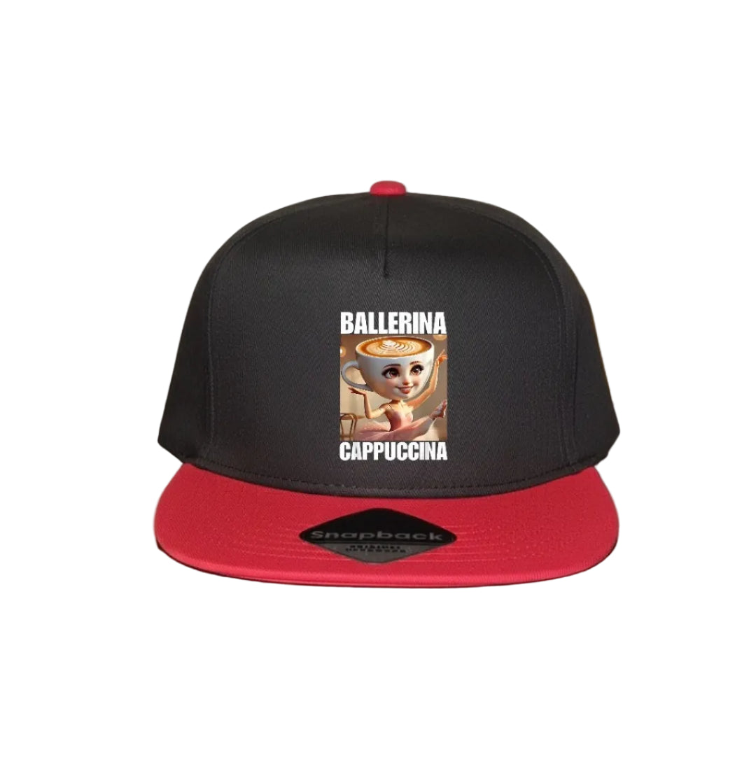 Snapback Cap Red Kids - Ballerina Cappuccina - 3 Motifs to choose from