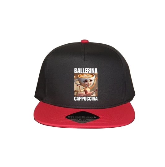 Snapback Cap Red Kids - Ballerina Cappuccina - 3 Motifs to choose from