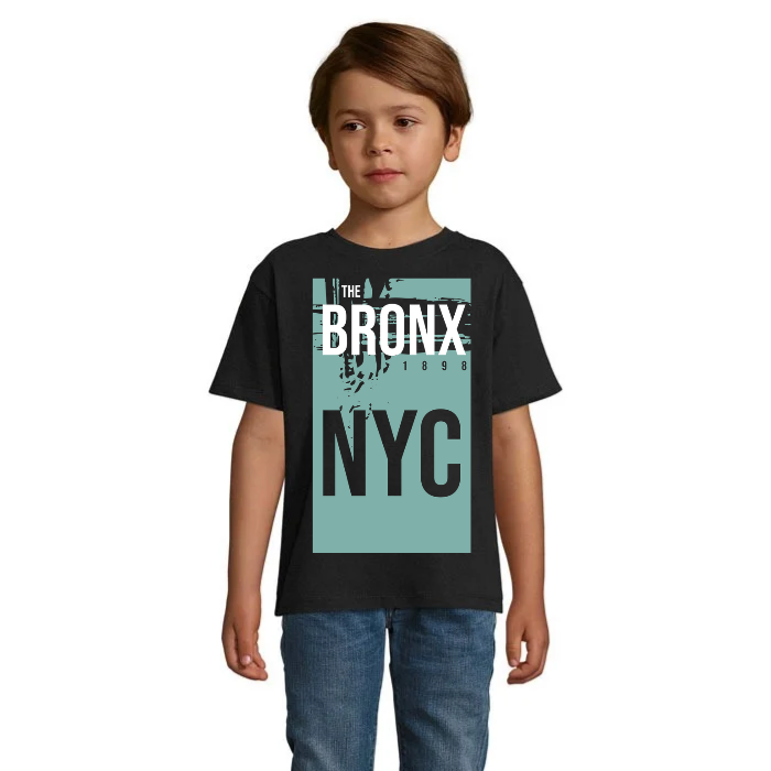 Bronx NYC T-shirt barn – grafiskt New York-tryck