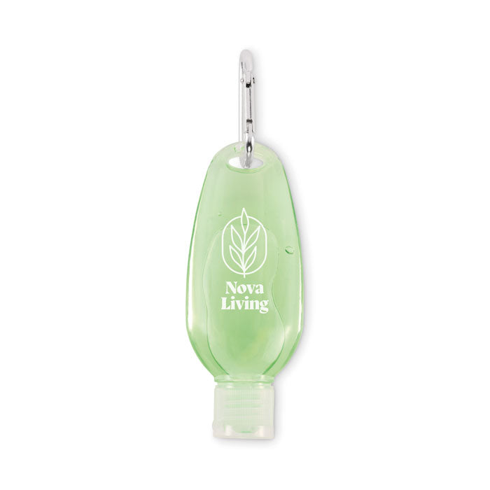 Aloe vera gel 50 ml med karbinhake – Påfyllningsbar flaska